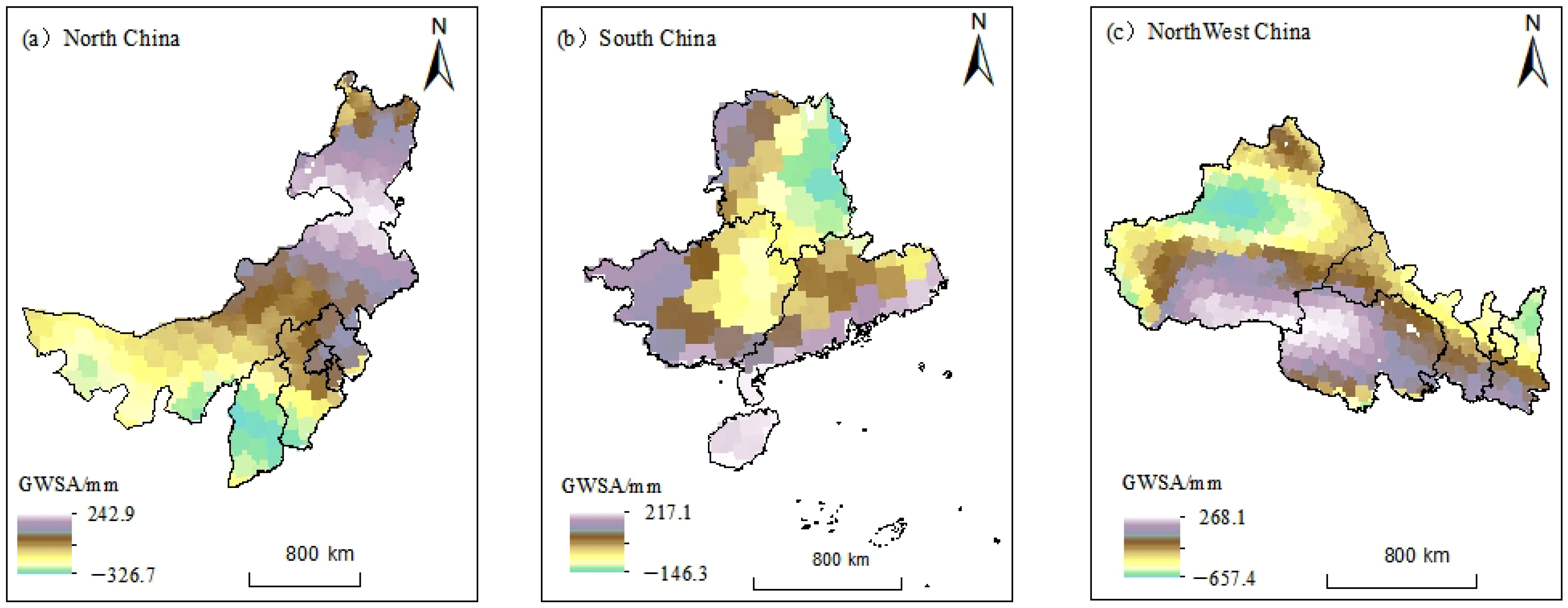Spatio-Temporal Variations in China’s Groundwater Reservoirs from 2005 ...