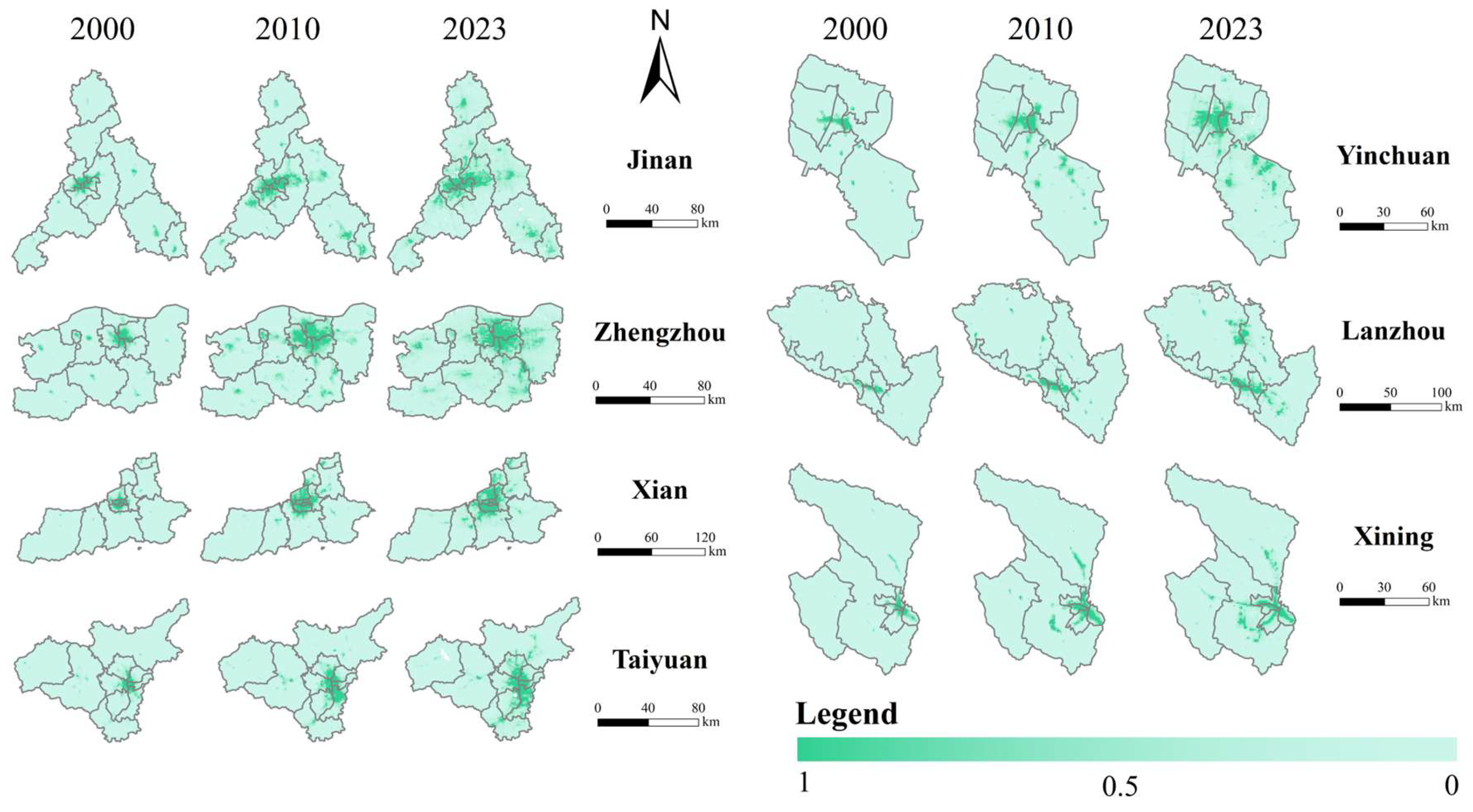 Spatiotemporal Dynamics of Urban Expansion and the Thermal Environment ...