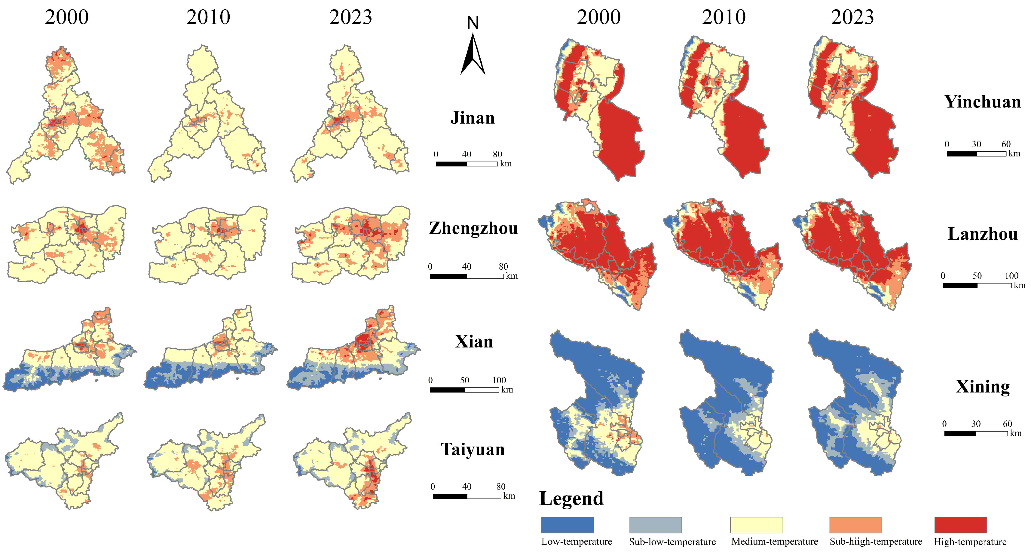 Spatiotemporal Dynamics of Urban Expansion and the Thermal Environment ...