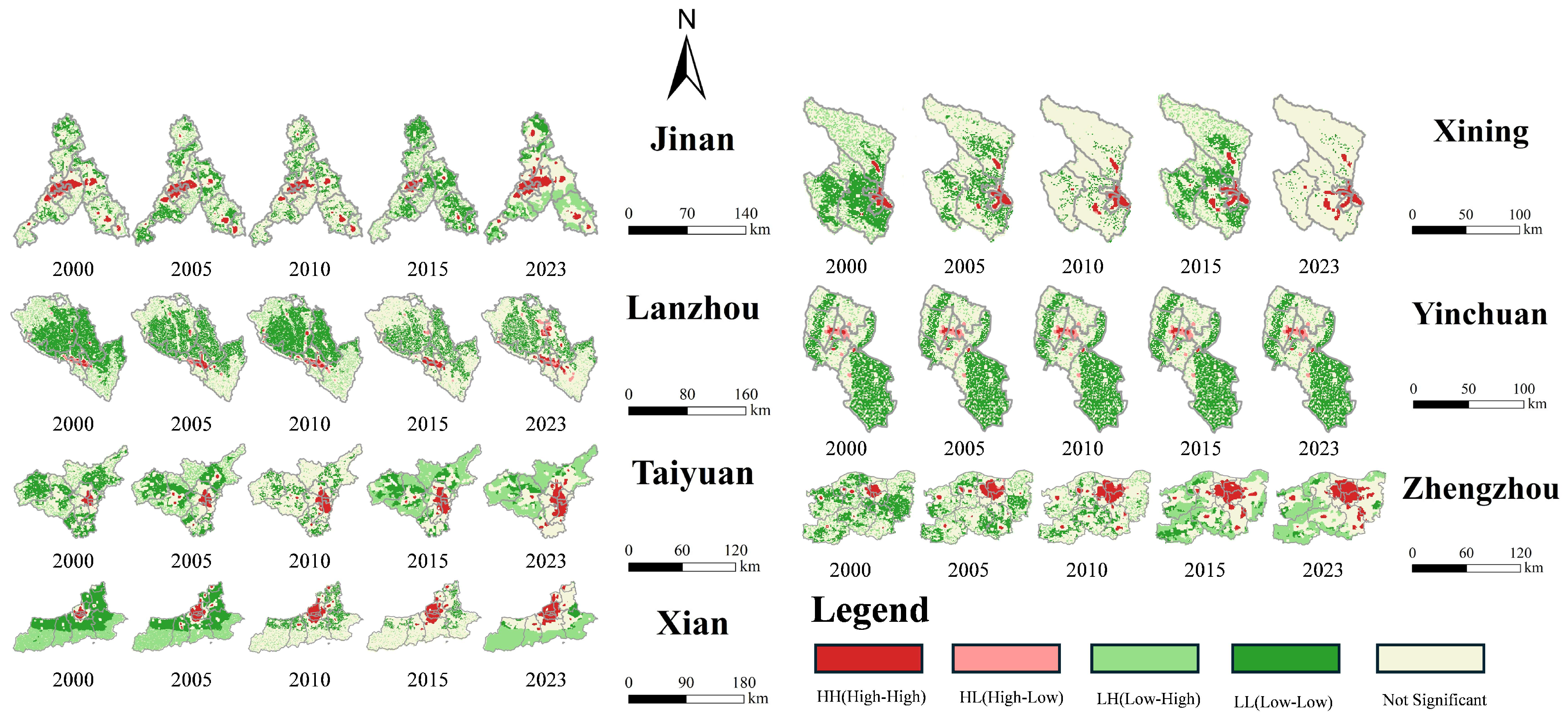 Spatiotemporal Dynamics of Urban Expansion and the Thermal Environment ...