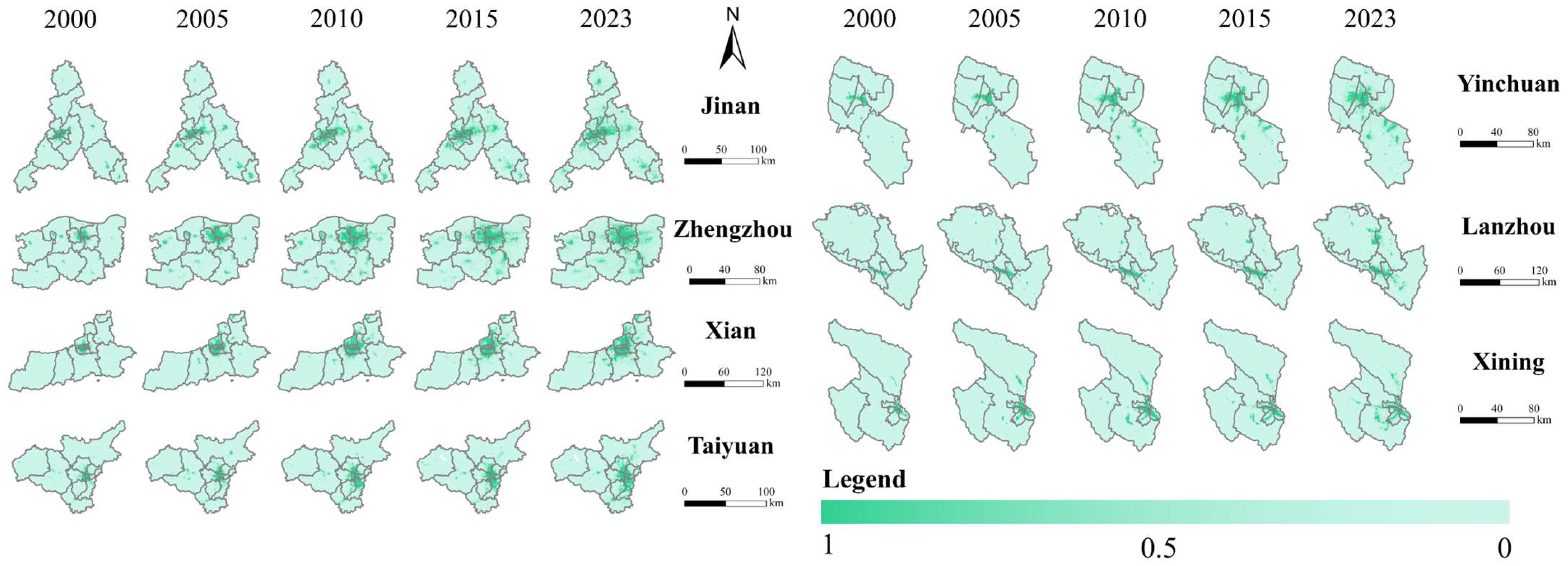 Spatiotemporal Dynamics of Urban Expansion and the Thermal Environment ...