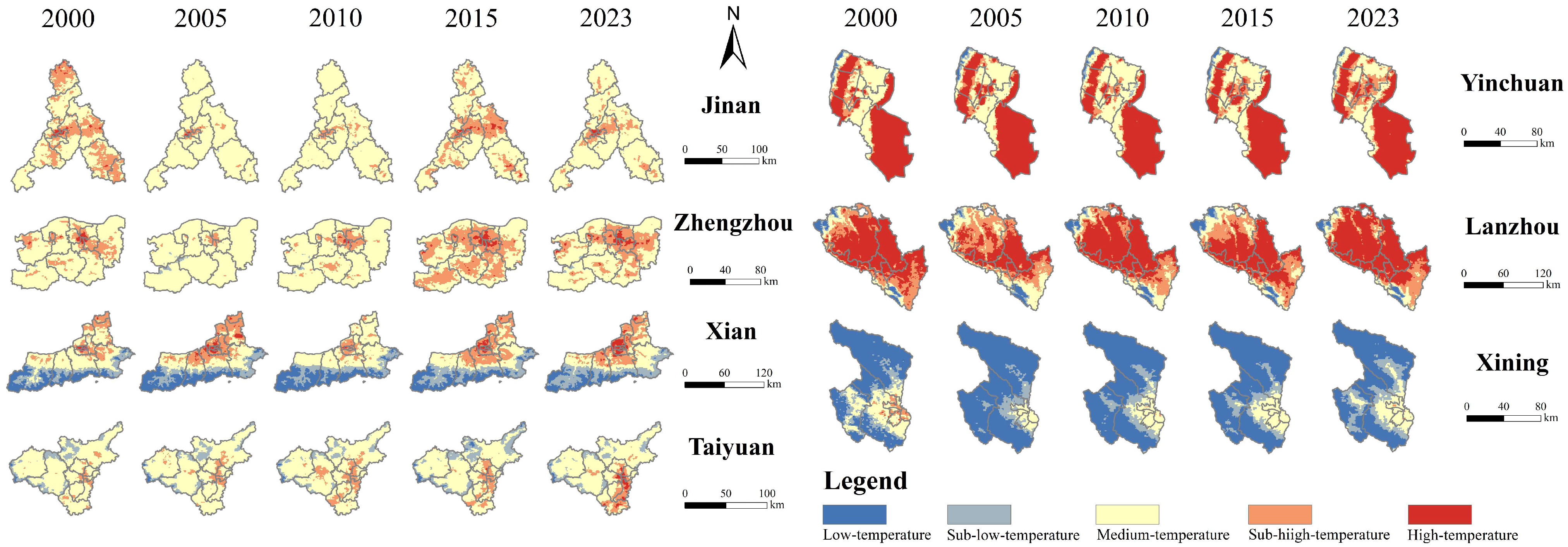 Spatiotemporal Dynamics of Urban Expansion and the Thermal Environment ...