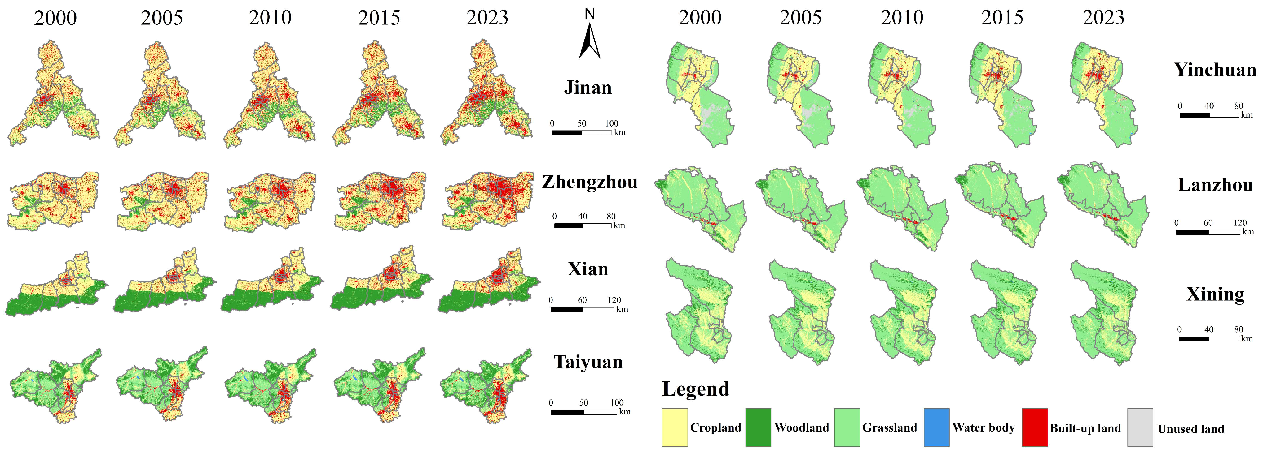 Spatiotemporal Dynamics of Urban Expansion and the Thermal Environment ...