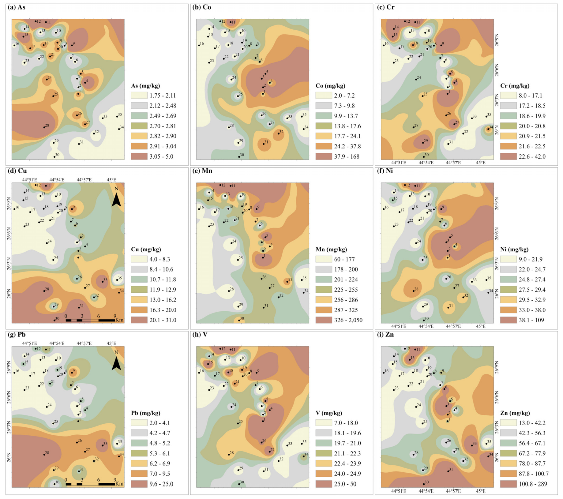 Potentially Toxic Elements in Agricultural Soils of an Arid Region ...