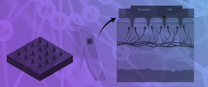 3D Printed Hydrogel Microneedle Arrays for Interstitial Fluid Biomarker Extraction and Colorimetric Detection