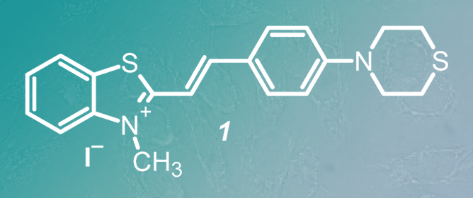 (<em>E</em>)-3-Heptyl-2-(4-thiomorpholinostyryl)benzo[d]thiazol-3-ium Iodide as Solvatochromic and Fluorogenic Dye for Spectroscopy Applications