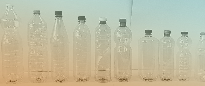 Packaging Material Use Efficiency of Commercial PET and Glass Bottles for Mineral Water