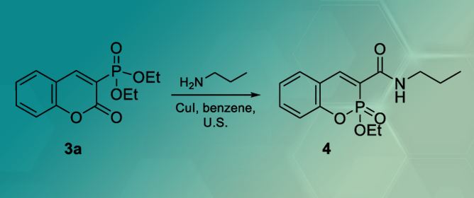 3-((&lambda;<sup>3</sup>-Oxidanylidene)(propylamino)methyl)-2-ethoxybenzo[e]-[1,2]oxaphosphinine-2-oxide