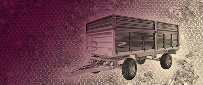 Design of a Trailer Adapted for Accommodation and Transport of Beehives