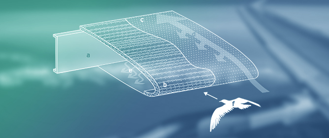 Energy Absorption Properties of 3D-Printed Polymeric Gyroid Structures for an Aircraft Wing Leading Edge