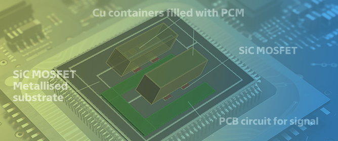 Phase Change Materials for Power Peak Management in Power Modules