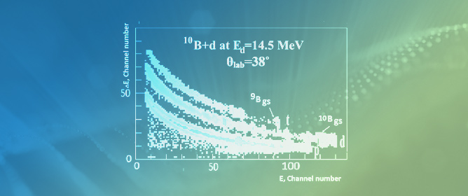 Scattering and One Neutron Pick-Up Reaction on a <sup>10</sup>B Target with Deuterons at an Energy of 14.5 MeV