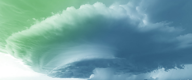 Tornadic Storm over the Foothills of Central Nepal Himalaya