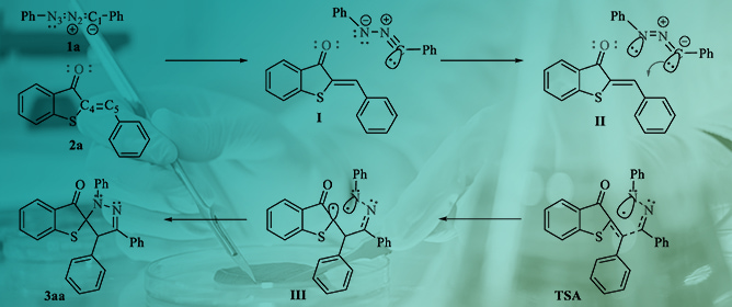 Highly Regioselective 1,3-Dipolar Cycloaddition of Nitrilimines and Thioaurones Towards Spiro-2-Pyrazolines: Synthesis, Characterization, and Mechanistic Study