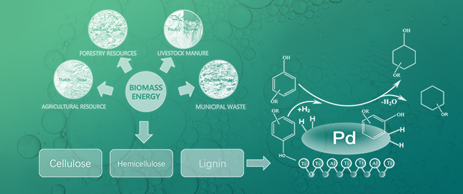 Efficient Catalytic Hydrogenation of Lignin-Derived Phenolics Under Mild Conditions