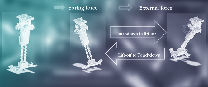 Experimental Validation of Passive Monopedal Hopping Mechanism