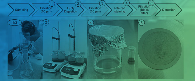 Development of an Inexpensive and Comparable Microplastic Detection Method Using Fluorescent Staining with Novel Nile Red Derivatives