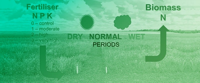 Interaction of N, P, K Supply and Precipitation on Nitrogen Use Efficiency