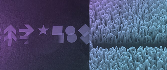 Moth-Eye-Inspired Antireflective Structures in Hybrid Polymers: Depth-Variable Etching Techniques, Optical Performance, Thermal Stability, and Hydrophobicity