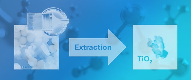 Extraction and Characterization of TiO<sub>2</sub> Pigments from Commercial Paints for Environmental Studies