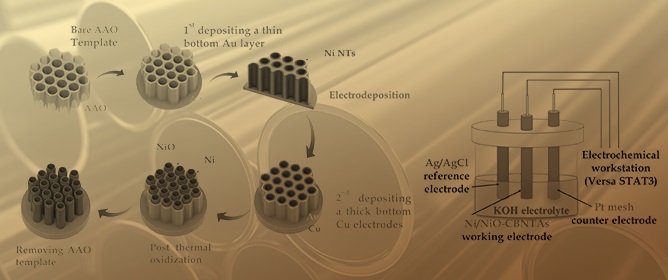 Nanostructure-Integrated Electrode Based on Ni/NiO Coaxial Bilayer Nanotube Array