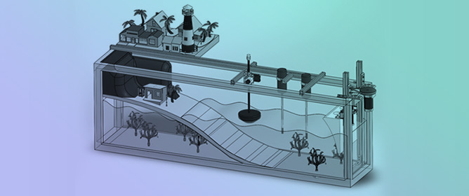 A Portable Wave Tank and Wave Energy Converter for Engineering Dissemination and Outreach
