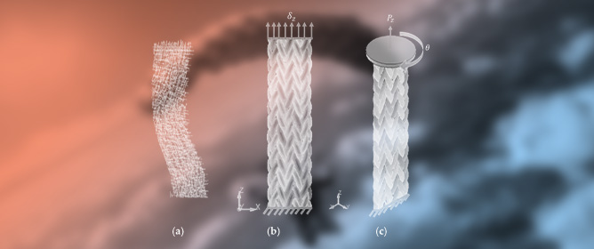 The Investigation of the Mechanical Behavior of a Braided Parachute Suspension Line Using a Mesomechanical Finite Element Model