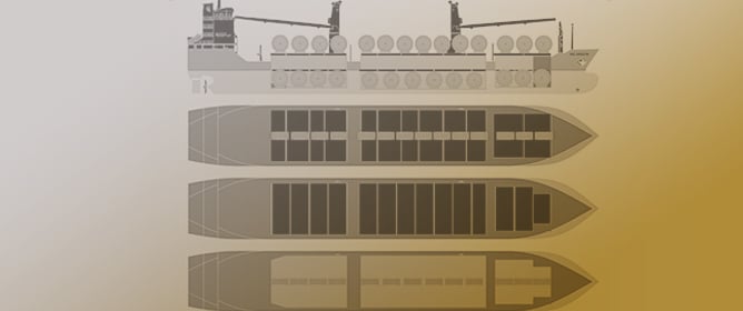 Optimizing Cargo Securing Layouts on Ships Using Lasing Lines