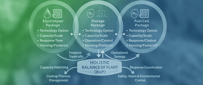 Hydrogen-Enabled Power Systems: Technologies&rsquo; Options Overview and Effect on the Balance of Plant