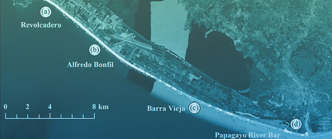 Shoreline Response to Hurricane Otis and Flooding Impact from Hurricane John in Acapulco, Mexico