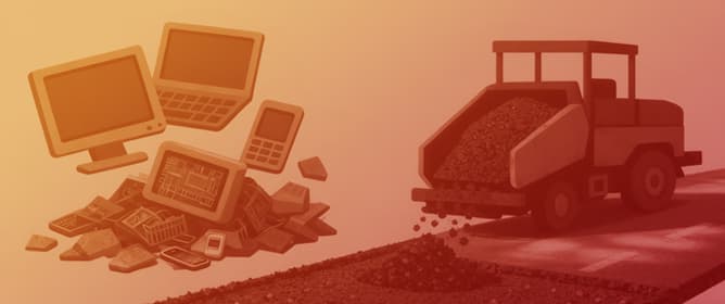 Incorporation of E-Waste Plastics into Asphalt