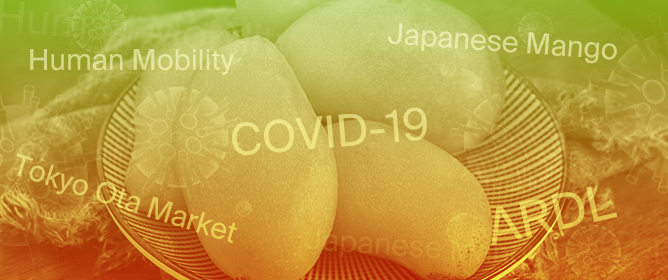 Impact of COVID-19-Related Mobility Changes on the Mango Market: A Case Study of Tokyo, Japan