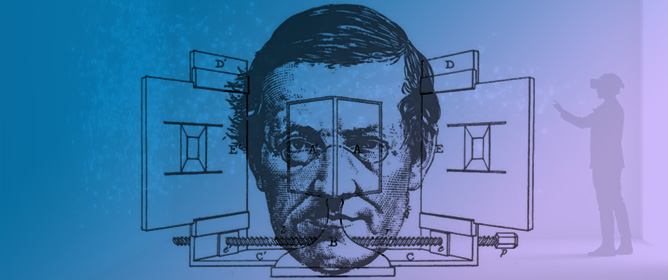 The Early History of Visual Virtuality with Two Eyes