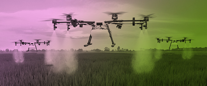 Remotely Piloted Aircraft Spraying in Coffee Cultivation: Effects of Two Spraying Systems on Drop Deposition