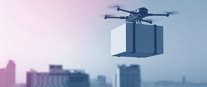 Operational Performance of a 3D Urban Aerial Network and Agent-Distributed Architecture for Freight Delivery by Drones