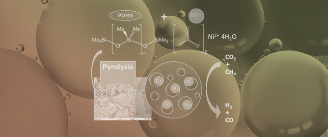 A Novel Polymer-Derived Ni/SiOC Catalyst for the Dry Reforming of Methane