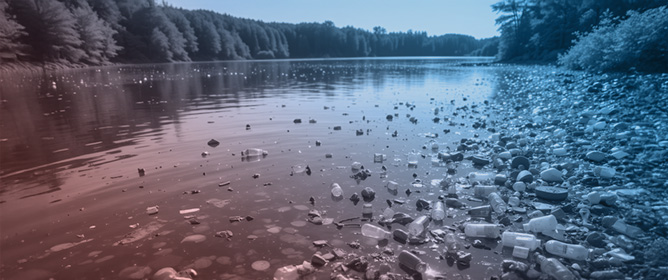 Characterization of Microplastics and 6-PPD Quinone in a Suburban Lake&ndash;Tributary System Impacted by Highway Runoff