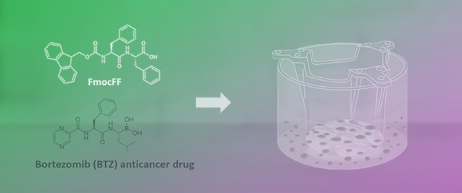 Controlled Release of the Anticancer Peptide Drug Bortezomib by FmocFF Hydrogels