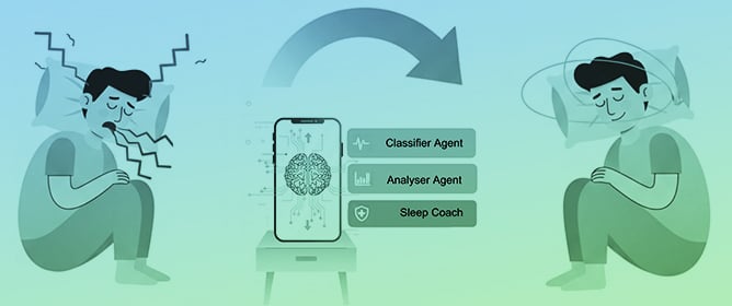 Gen AI Agents for Sleep Apnea Detection and Sleep Coaching