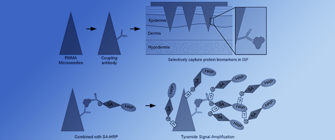 A 3D-Printed PMMA Microneedle-Based TSA-ELISA Platform for Noninvasive Inflammatory Biomarker Detection