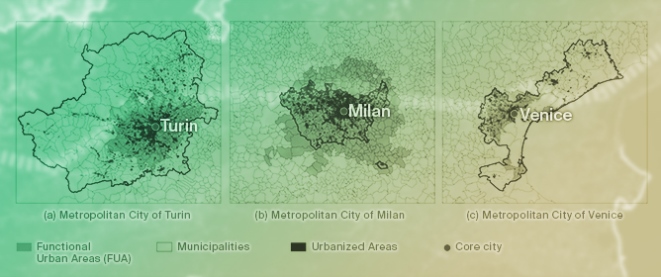 Accessibility and Spatial Conditions in Northern Italian Metropolitan Areas
