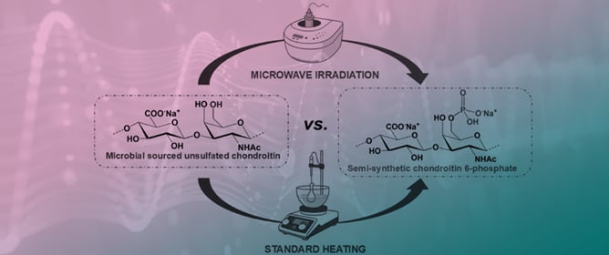 Semi-Synthesis of Chondroitin 6-Phosphate Assisted by Microwave Irradiation