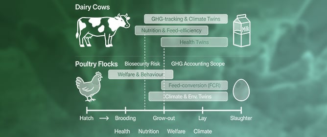 Digital Twins for Cows and Chickens: From Hype Cycles to Hard Evidence in Precision Livestock Farming