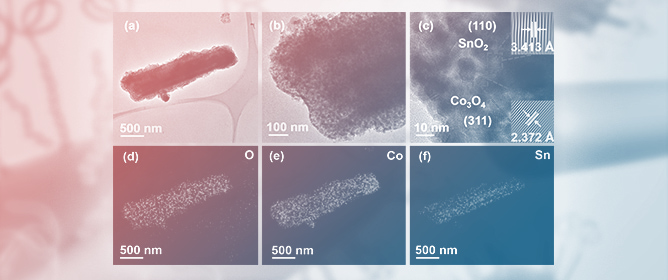 Co<sub>3</sub>O<sub>4</sub>/SnO<sub>2</sub> Hybrid Nanorods as High-Capacity Anodes for Lithium-Ion Batteries