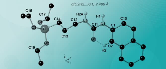 Synthesis of 1-(Naphthalen-2-yl)-3-(3-(triethoxysilyl)propyl)urea and Determination of Its Crystal Structure