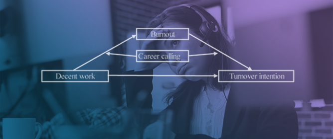 Burnout as a Path Between Decent Work and Turnover Intention: The Buffering Effect of Calling