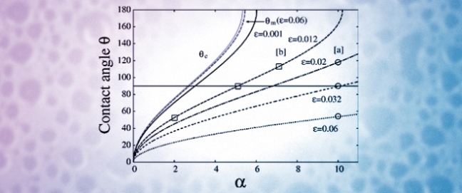 Hydrophilicity and Hydrophobicity at the Nanoscale: A Theoretical Study on Two-Dimensional Cylindrical Droplets with Disjoining Pressure Effects