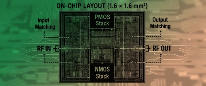 Efficient mmWave PA in 90 nm CMOS: Stacked-Inverter Topology, L/T Matching, and EM-Validated Results