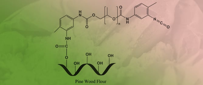 Effect of Pine Wood Flour Grafted with Poly(propylene glycol) Toluene 2,4-Diisocyanate Terminated on the Properties of Polylactic Acid Composites