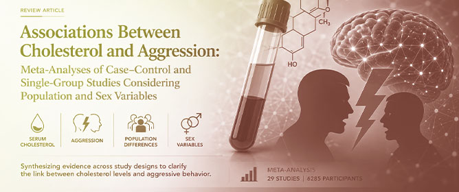 Associations Between Cholesterol and Aggression: Meta-Analyses of Case&ndash;Control and Single-Group Studies Considering Population and Sex Variables